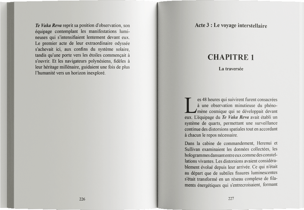 Texte du roman ouvert, Les Abysses Stellaires.